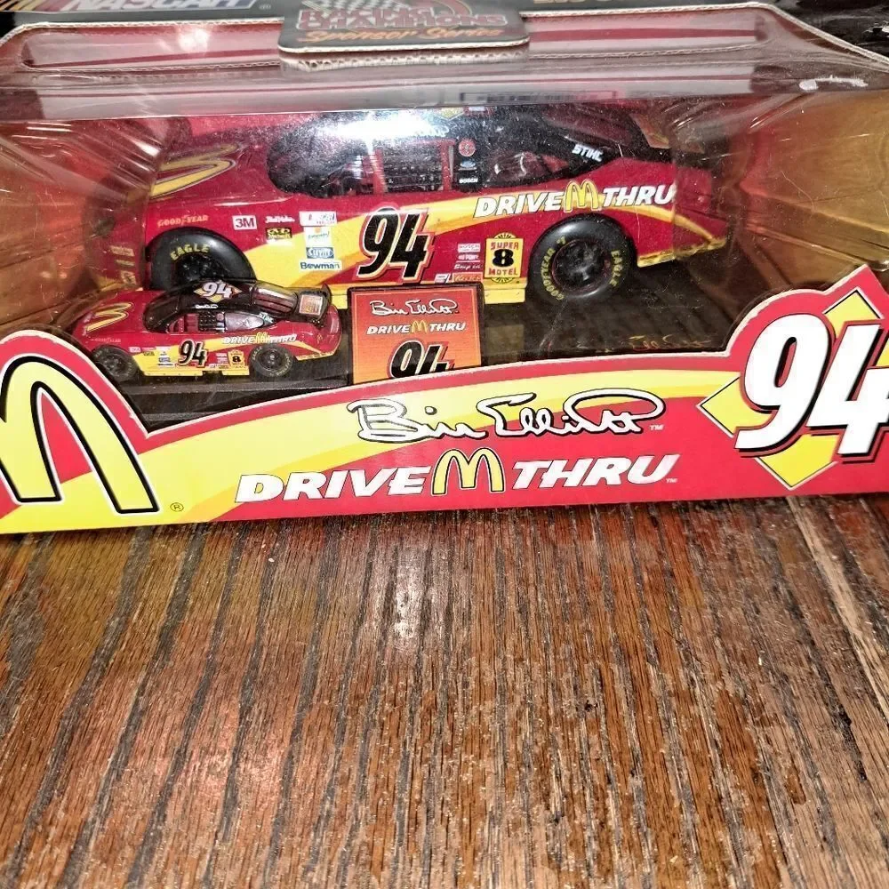 Vintage 99 Racing Champions Set Bill Elliott McDonalds Die Cast Nascar Race Cars